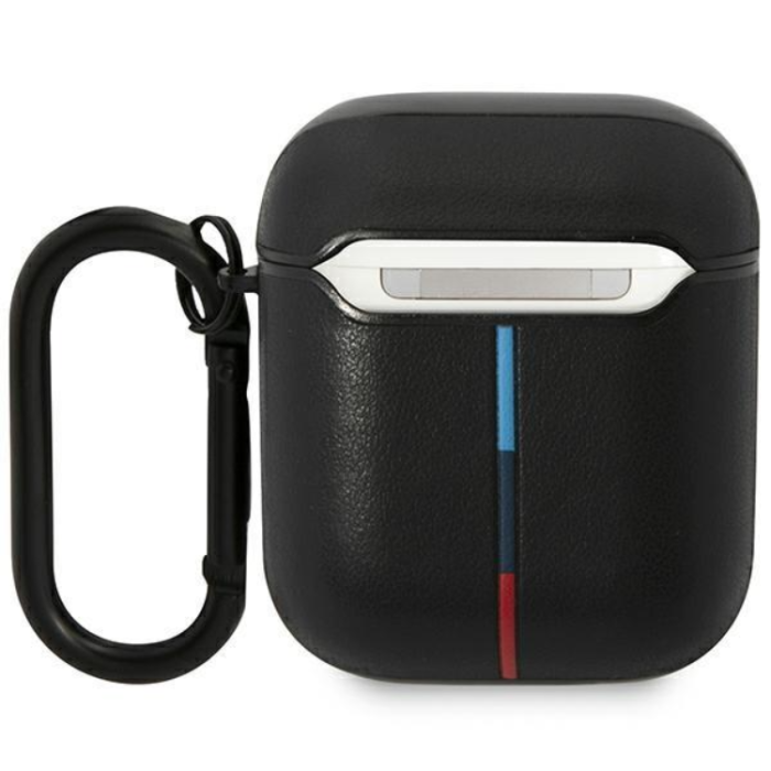 BMW - BMW Airpods 1/2 Skal Läder Curved Line - Svart