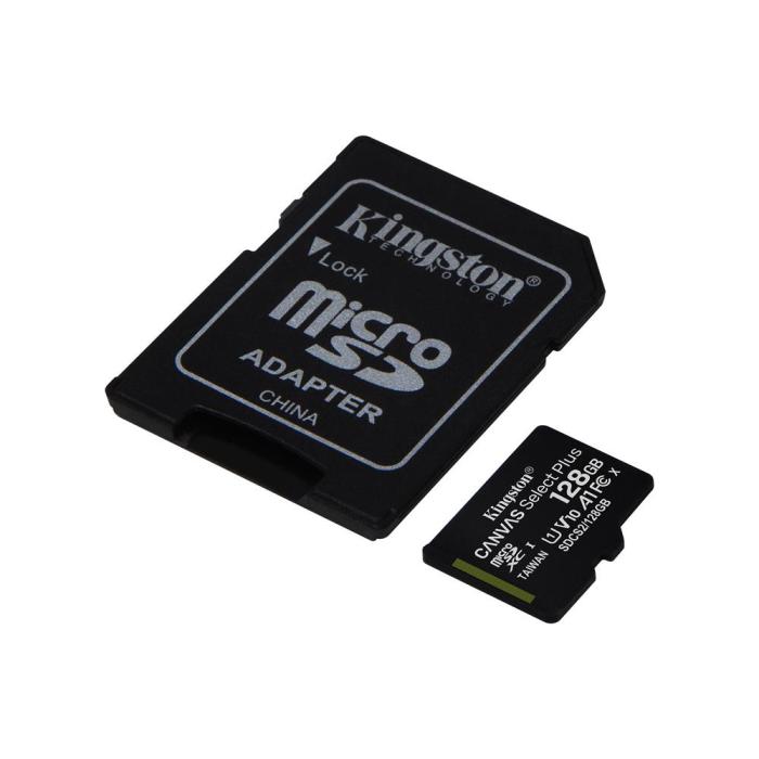 Kingston - Kingston 128GB microSDXC Canvas Select Plus