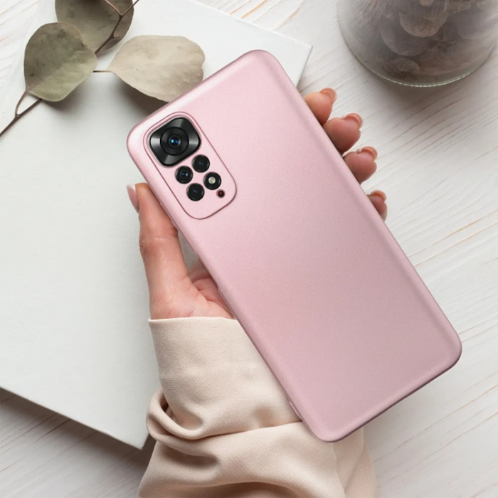 OEM - Xiaomi Redmi Note 14 Pro 4G Mobilskal Metalllic - Rosa
