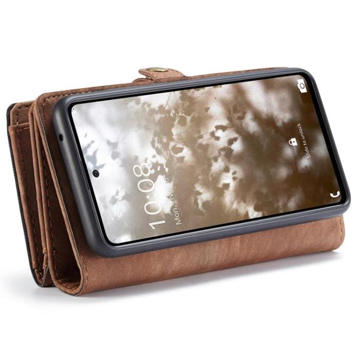 Caseme - CASEME Detachable 2-in-1 Plånboksfodral Galaxy A53 5G - Brun