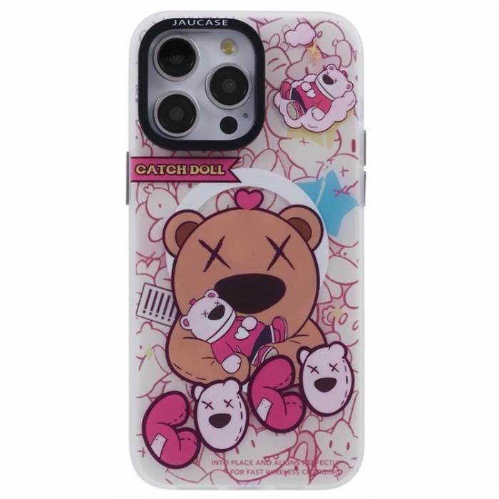 JAUCASE - JAUCASE iPhone 14 Pro Max Mobilskal MagSafe - Puppet Bear