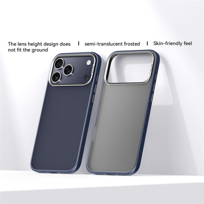 SULADA - SULADA iPhone 17 Pro Mobilskal Shockproof Matte - Titanblå