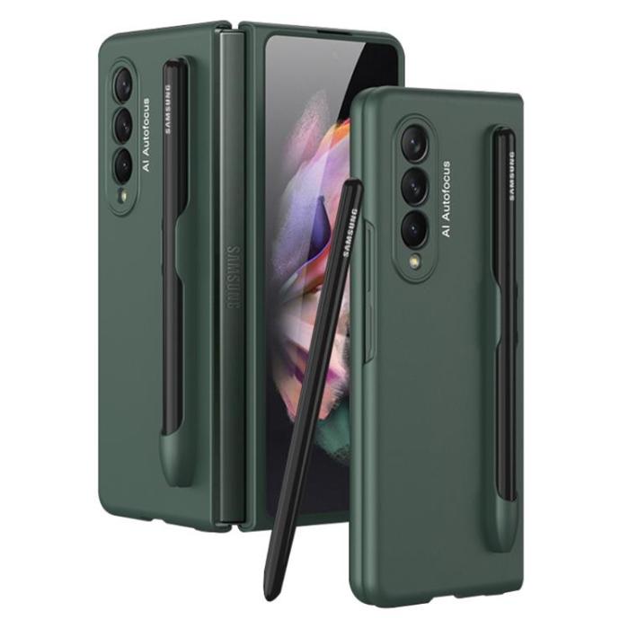 UTGATT1 - GKK Galaxy Z Fold 3 5G Skal Shockproof Ultra Slim - Grön