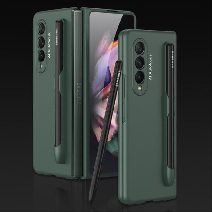 UTGATT1 - GKK Galaxy Z Fold 3 5G Skal Shockproof Ultra Slim - Grön