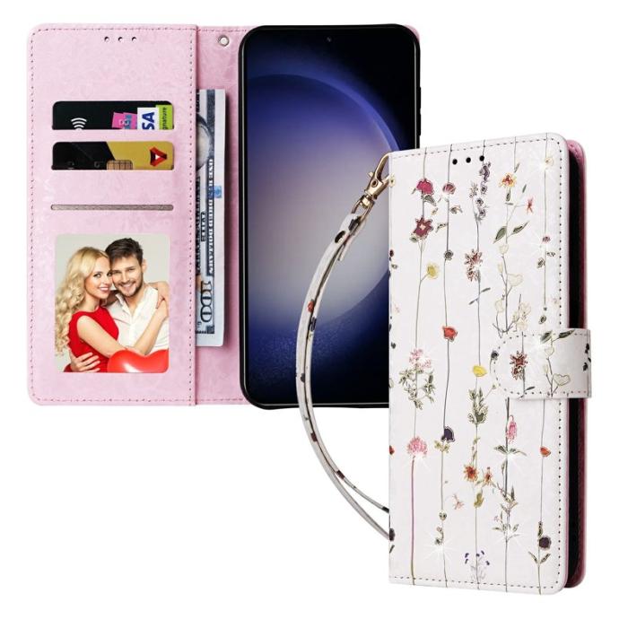 OEM - ABEEL Samsung Galaxy S26 Plus Plånboksfodral RFID-Skydd - Liten Blomma