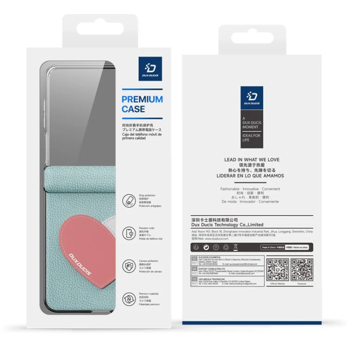 Dux Duci - DUX DUCIS Galaxy Z Flip 7 Mobilskal Ringhållare Luvy - Cyan