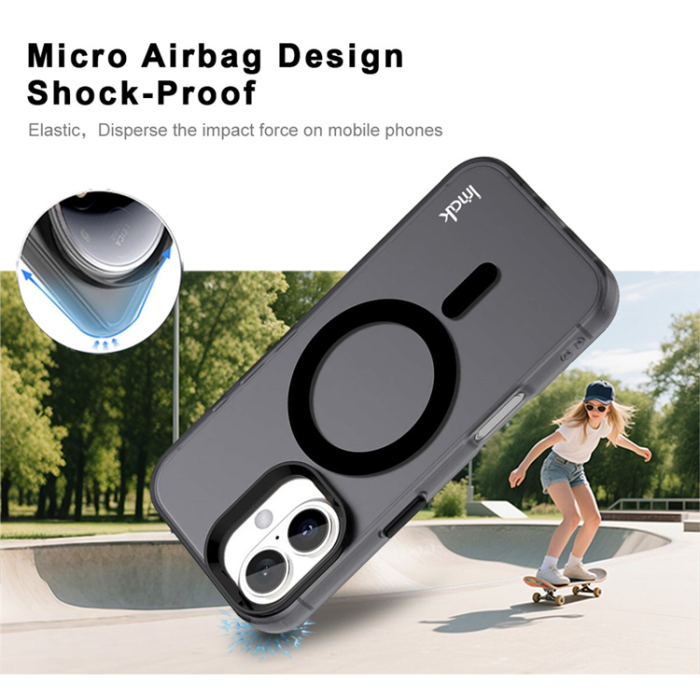 Imak - IMAK iPhone 17 Mobilskal MagSafe Anti Drop - Svart