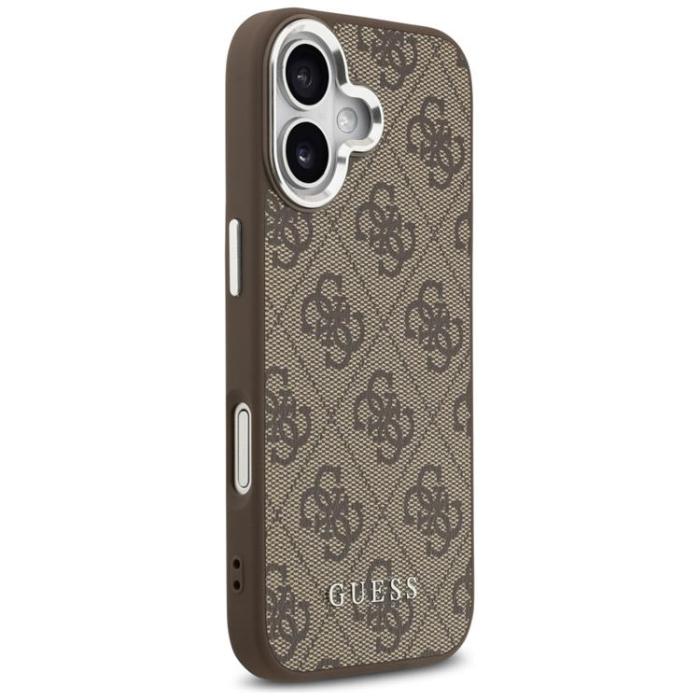 Guess - Guess iPhone 17 Mobilskal MagSafe 4G Classic Logo - Brun