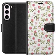 iSecrets - Pl&aring;nboksfodral till Samsung Galaxy S23+ med Blommigt