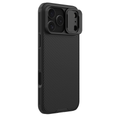 Nillkin - NILLKIN iPhone 17 Pro Max Mobilskal Slide Kamera Lid - Svart