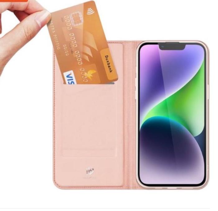 Dux Ducis - Dux Ducis iPhone 15 Plånboksfodral Skin Pro - Rosa