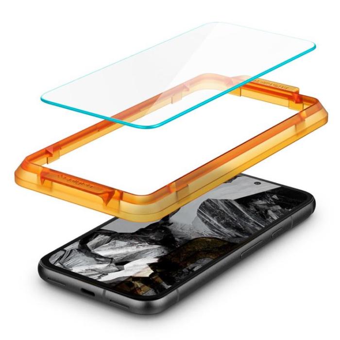 Spigen - [2-Pack] Spigen Google Pixel 8 Pro Härdat Glas Skärmskydd