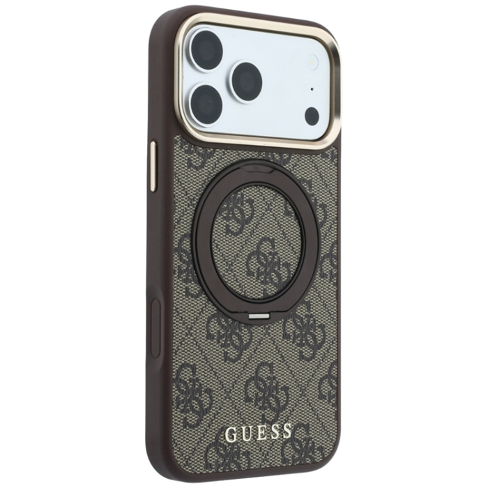 Guess - Guess Mobilskal För iPhone 18 Pro/17 Pro Magsafe Ringhållare 360 4G Classic Logo