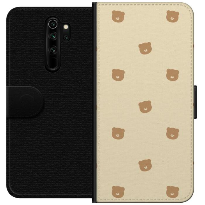 iSecrets - Plånboksfodral till Xiaomi Redmi Note 8 Pro med Björnmönster