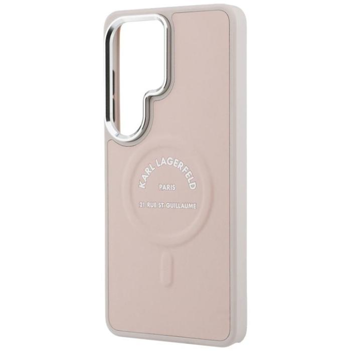 KARL LAGERFELD - Karl Lagerfeld Mobilskal För Galaxy S26 Ultra MagSafe Embossed Ring RSG - Rosa