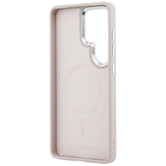 KARL LAGERFELD - Karl Lagerfeld Mobilskal För Galaxy S26 Ultra MagSafe Embossed Ring RSG - Rosa