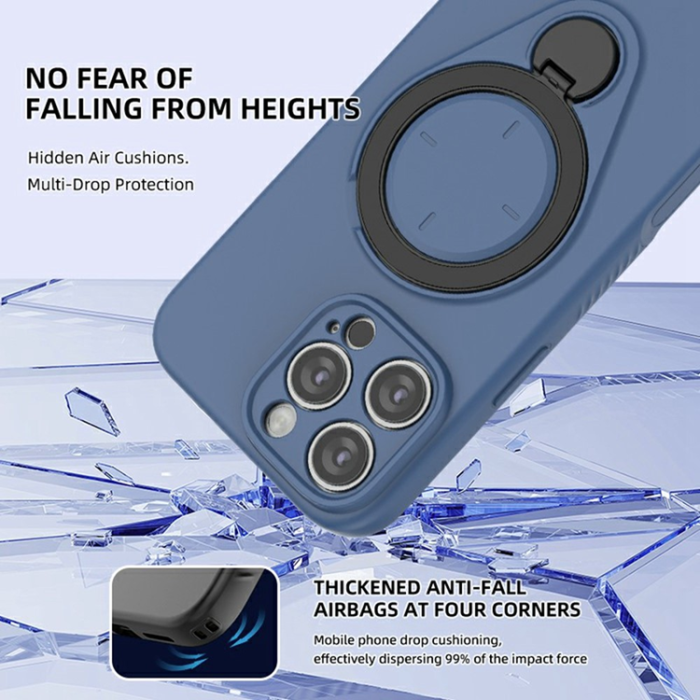 A-One Brand - iPhone 16 Pro Max Mobilskal MagSafe Rotating Kickstand TPU PC