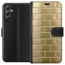 iSecrets - Pl&aring;nboksfodral till Samsung Galaxy S23 FE med Gyllene Murstenar