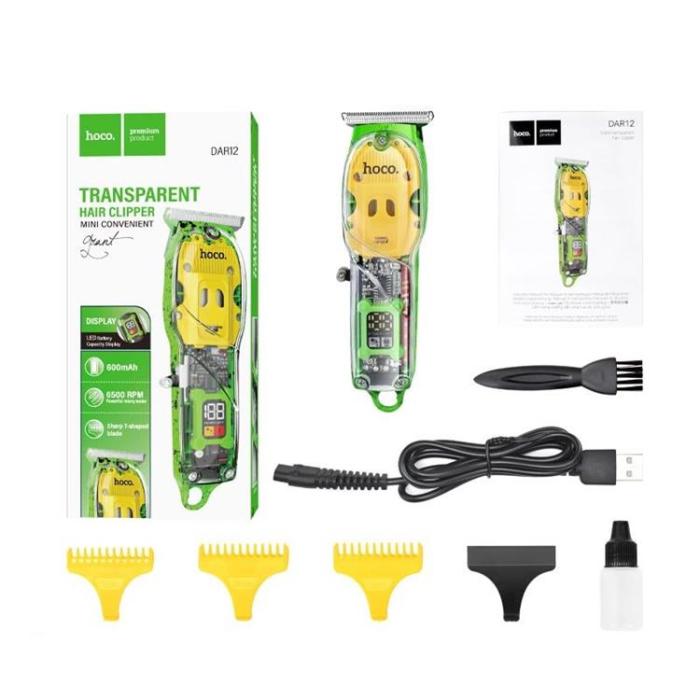 Hoco - Hoco Hårklippare 600mAh DAR12 - Grön