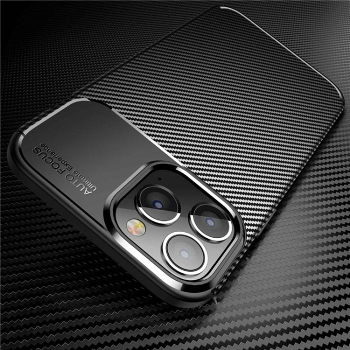 OEM - iPhone 14 Pro Max Skal Carbon Shock-Proof - Svart