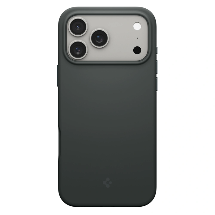 Spigen - Spigen iPhone 17 Pro Max Mobilskal Magsafe Silikon Fit - Abyss Grön