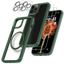 Boom of Sweden - [6in1] Boom iPhone 13 Pro Max Skal Kameralinsskydd Härdat Glas MagSafe Ring