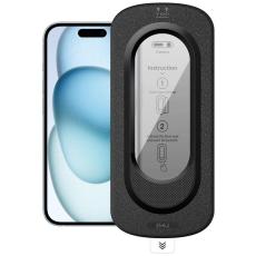 A-One Brand - H&auml;rdat glas Sk&auml;rmskydd F&ouml;r Apple iPhone 15 Anti-Spy med Installationsverktyg