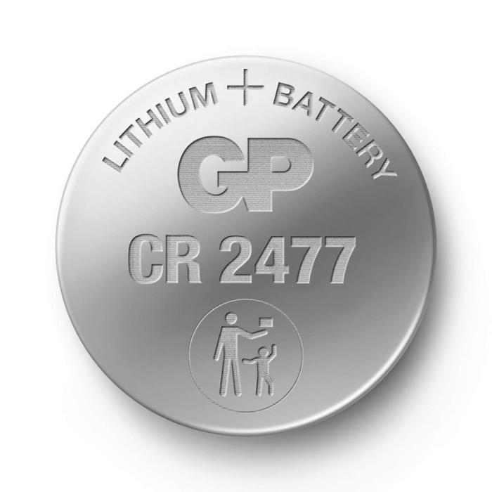 GP - GP Knappcellsbatteri Litium CR2477 1-Pack