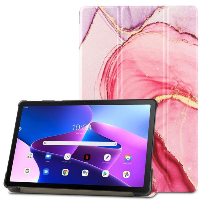 Tech-Protect - Lenovo Tab M10 Plus Gen 3 10.6 Fodral Smart - Marble