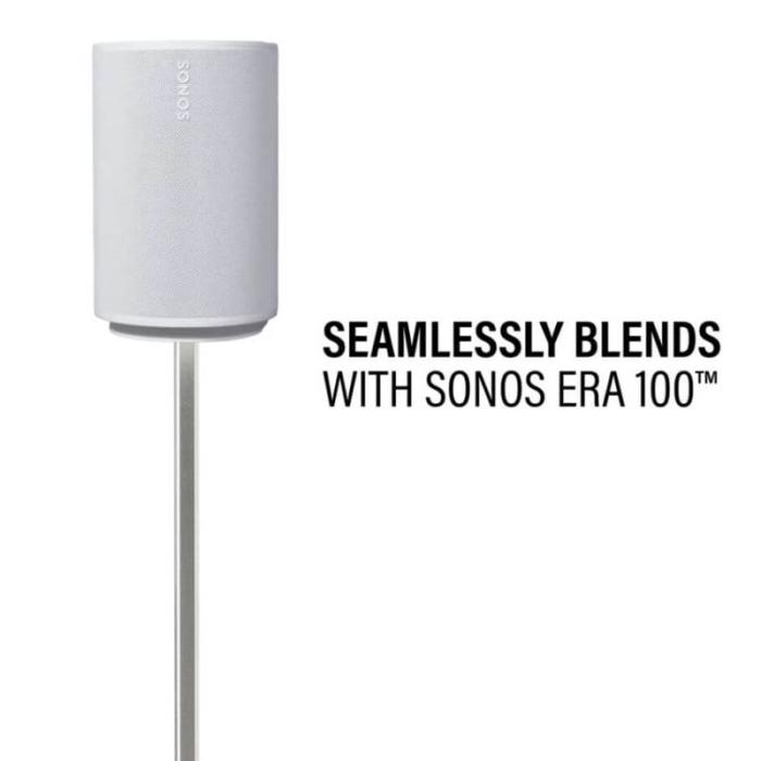 Sanus - SANUS Golvstativ Justerbart för Sonos ERA 100 Singel Vit