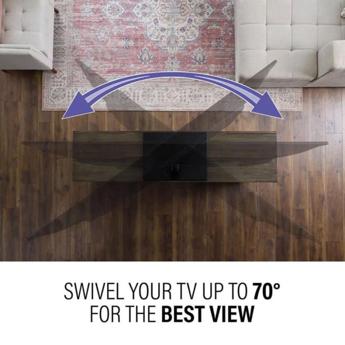 Sanus - SANUS Svängbart TV-bordsställ Universal Max VESA 600x400 Svart