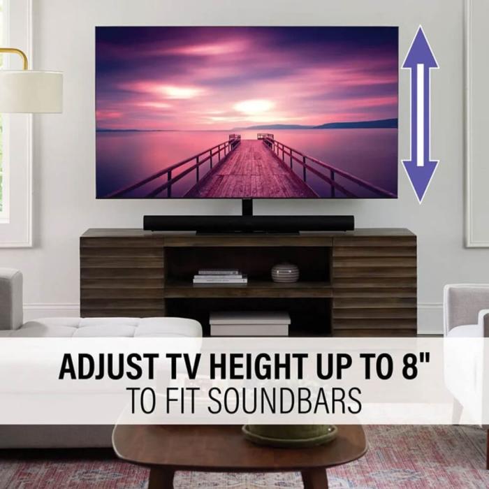 Sanus - SANUS Svängbart TV-bordsställ Universal Max VESA 600x400 Svart