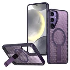 OEM - Mobilskal f&ouml;r Samsung Galaxy S26 Plus Magnetiskt Kickstand TPU PC - Lila