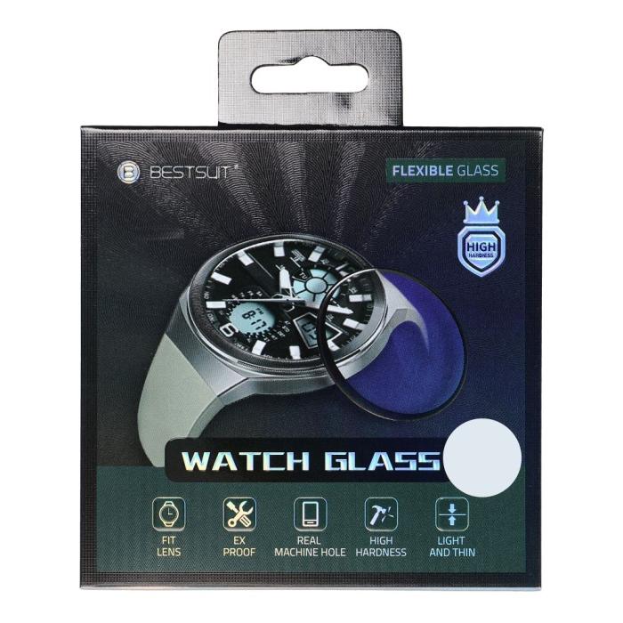 Bestsuit - Bestsuit Flexibelt Hybridglas Skärmskydd Apple Watch 8-41mm