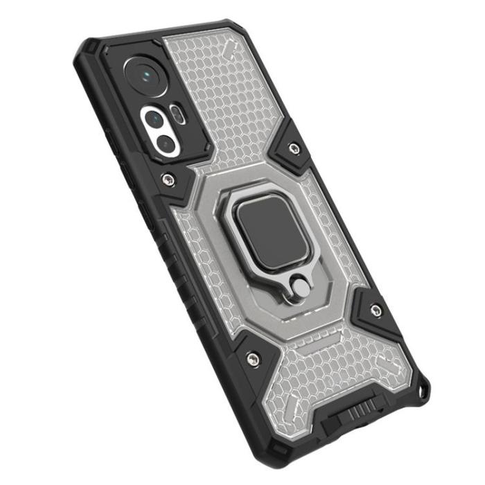 A-One Brand - Ring Kickstand Shockproof Skal Xiaomi 12/12X - Grå