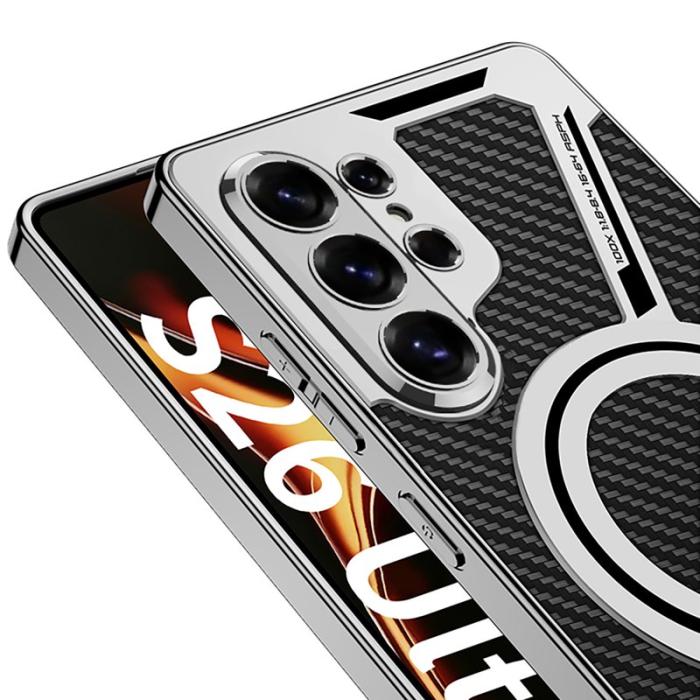 GKK - GKK Mobilskal för Samsung Galaxy S26 Ultra Magnetiskt PC + TPU - Svart