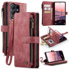 Caseme - CaseMe Mobilfodral f&ouml;r Samsung Galaxy S26 Ultra Konstl&auml;der med kortfack - R&ouml;d