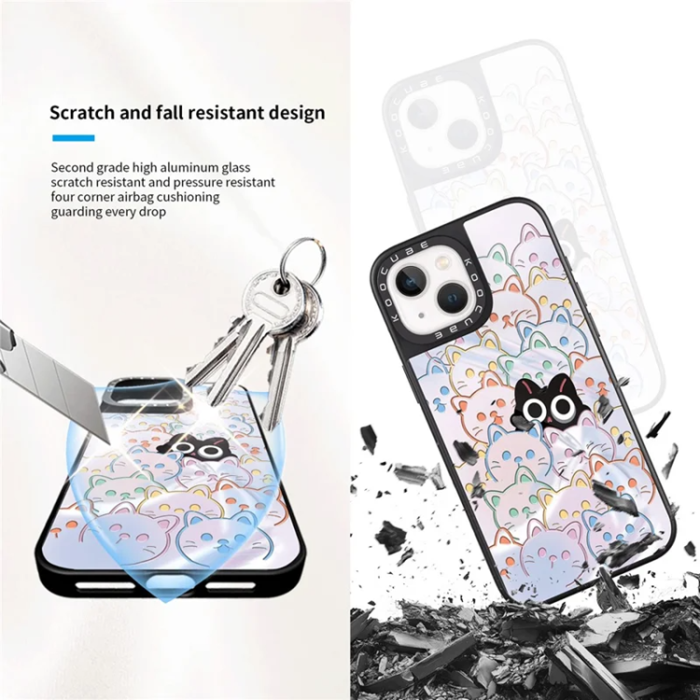 A-One Brand - iPhone 15 Mobilskal MagSafe Aluminium Silikon