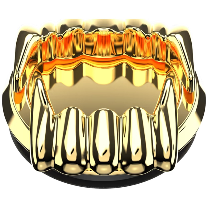 PopSockets - PopSockets MagSafe Popuphållare och Stativ Say Cheese Adhesive Grip - Guld