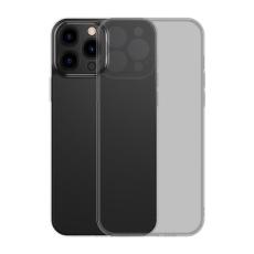 BASEUS - Baseus iPhone 13 Pro Skal Frosted Glass Med Gelram - Svart