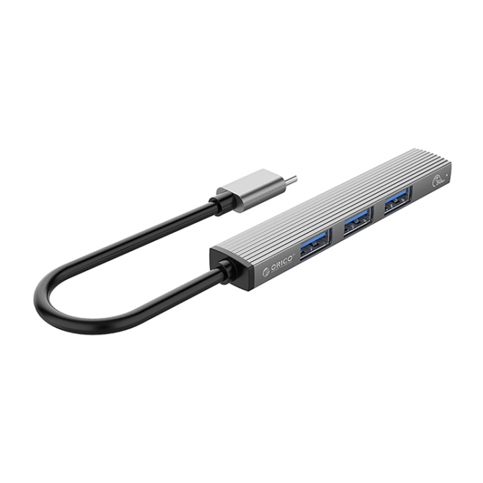 ORICO - Orico Hubb 1xUSB-A 3.0 3xUSB-A 2.0 - Grå