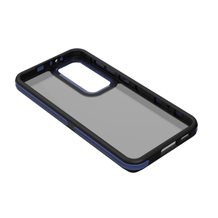OEM - Galaxy S23 Mobilskal Crystal Black - Blå
