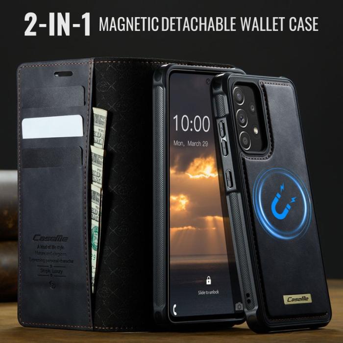 Caseme - CASEME C49 Magnetiskt Fodral för Samsung Galaxy A52s 5G - Svart