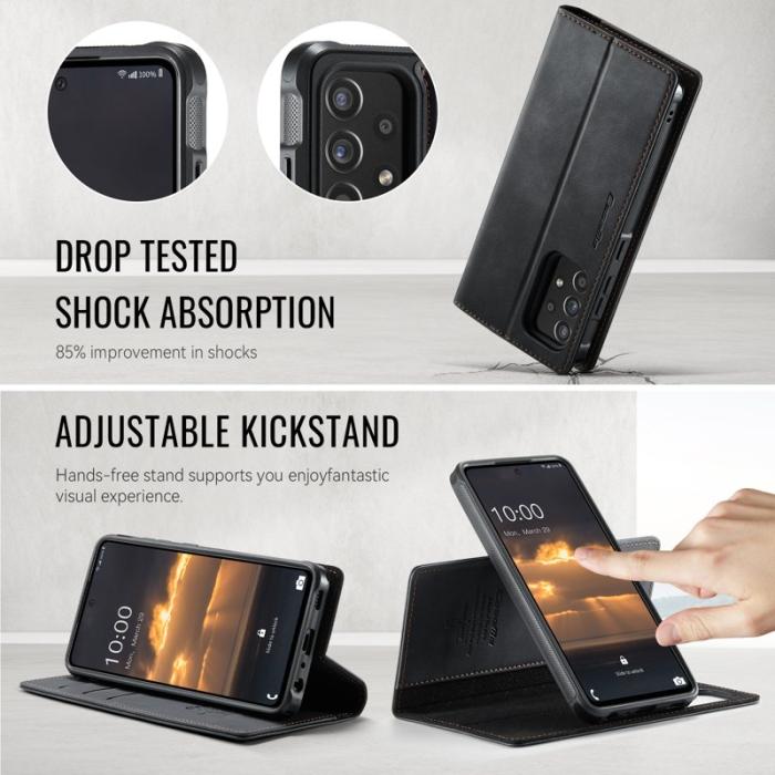 Caseme - CASEME C49 Magnetiskt Fodral för Samsung Galaxy A52s 5G - Svart