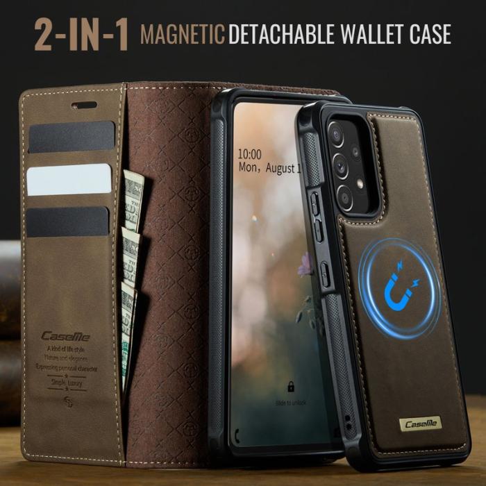 Caseme - CASEME C49 Magnetiskt Fodral för Samsung Galaxy A53 5G - Kaffe