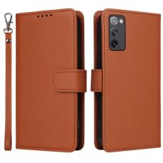 BETOPNICE - BETOPNICE Samsung Galaxy S20 FE Pl&aring;nboksfodral i Konstl&auml;der - Brun