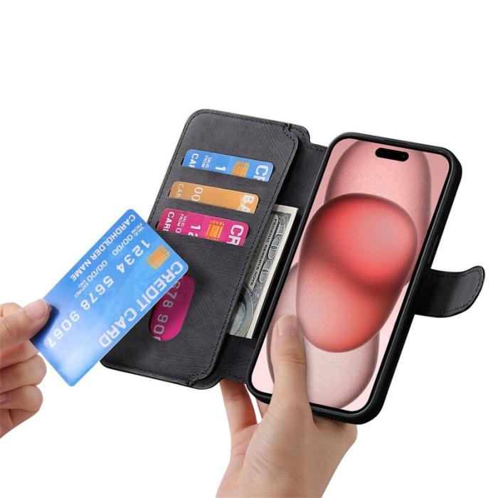 CASENEO - CASENEO iPhone XS Max Plånboksfodral Konstläder - Svart
