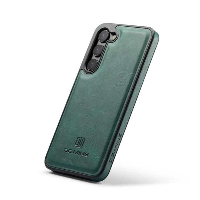 DG.MING - DG.MING Mobilskal till Samsung Galaxy S23 Läder Coated PC+TPU - Grön