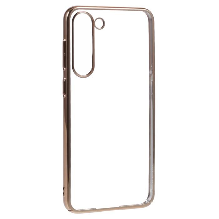 X-Level - X-LEVEL Mobilskal till Samsung Galaxy S23 Hård PC Transparent Guld