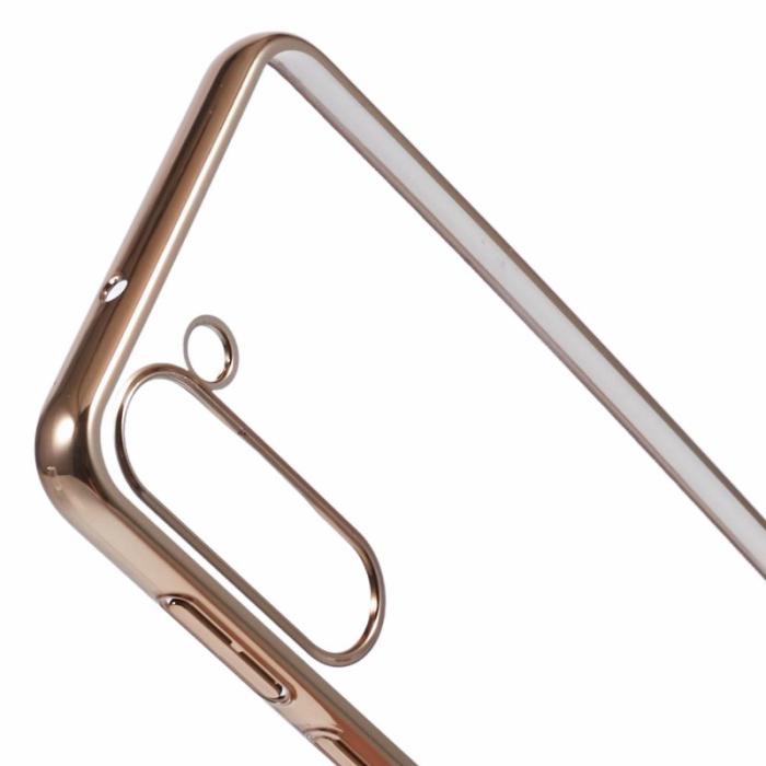 X-Level - X-LEVEL Mobilskal till Samsung Galaxy S23 Hård PC Transparent Guld
